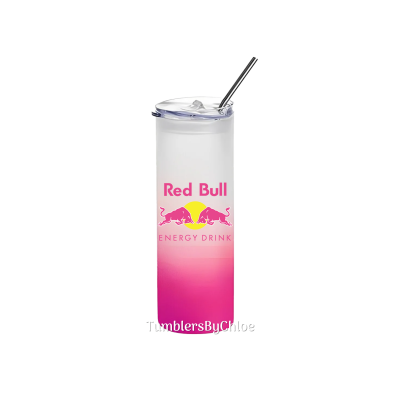 Energy Glass Tumbler Pink