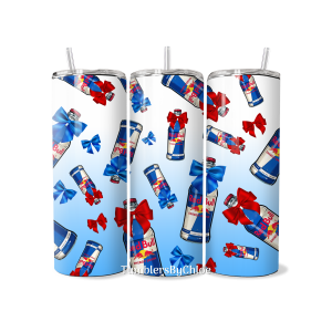 Energy Blue and Red Bows